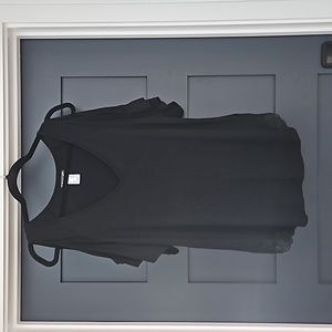 Black top with shoulder cutout